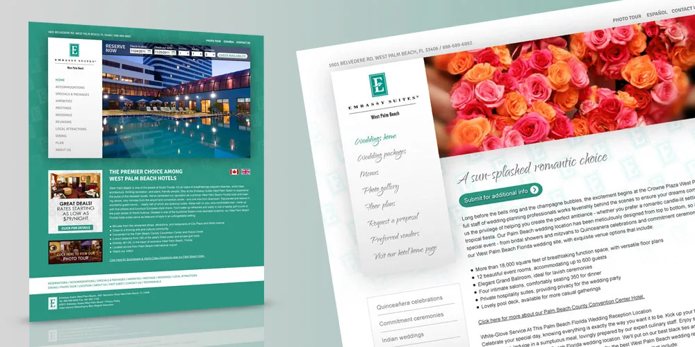 Hilton Worldwide — event & hospitality microsites