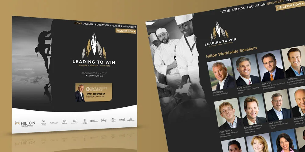 Hilton Worldwide — event & hospitality microsites