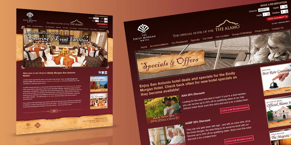 Hilton Worldwide — event & hospitality microsites
